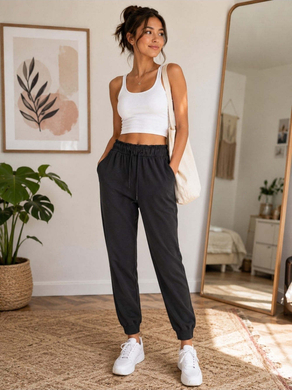 Lululemon Stretch High-Rise Jogger  Size 8 NWOT Athletic Pants In Graphite Gray